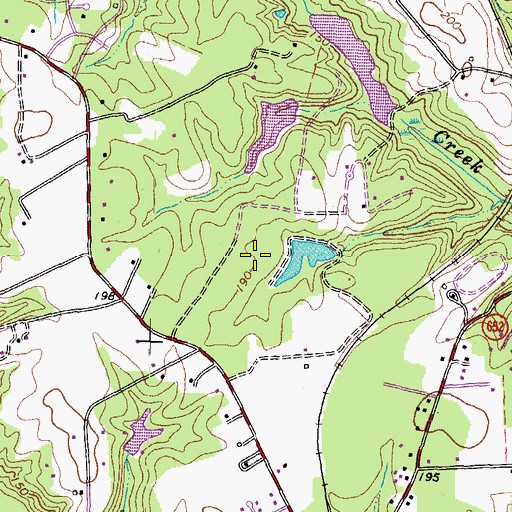 Topographic Map of Cool Spring Elementary School, VA