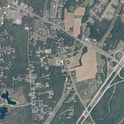 Aerial/Satellite Image of Mehfoud Elementary School, VA