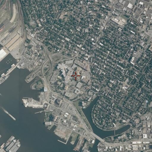 Aerial/Satellite Image of Old Dominion University College of Health Sciences - Children's Hospital of the King's Daughters, VA