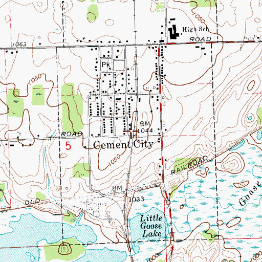 Cement City Station (historical), MI