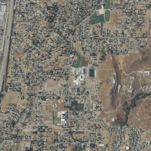 Aerial/Satellite Image of Norco Senior High School, CA