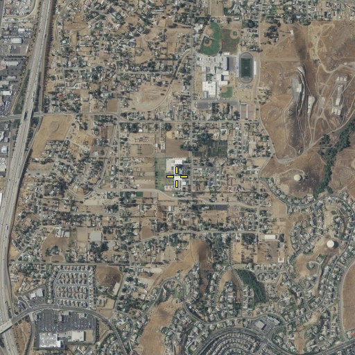Aerial/Satellite Image of Norco Elementary School, CA