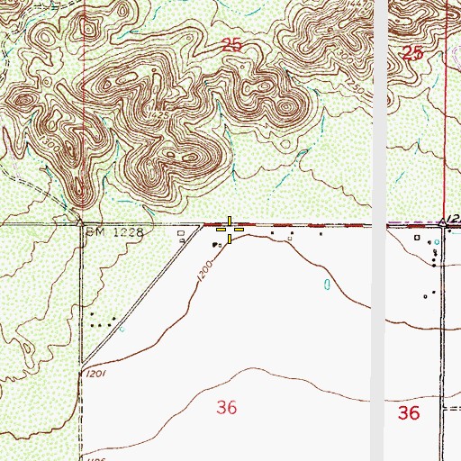 Topographic Map of Family of Christ Child Development Center, AZ