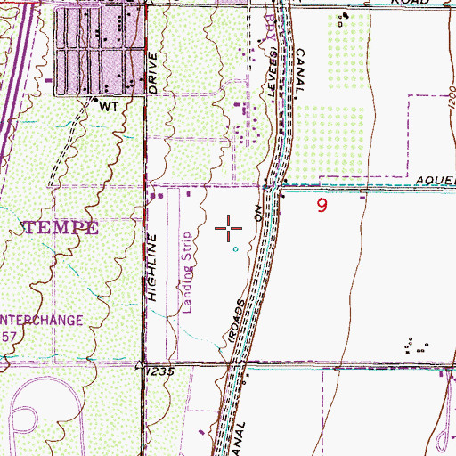 Topographic Map of Charter For Excellence School, AZ