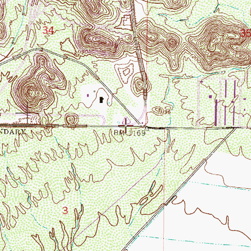Topographic Map of Mountain Park Community Church, AZ