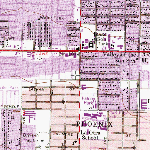 Topographic Map of Interchange 141, AZ