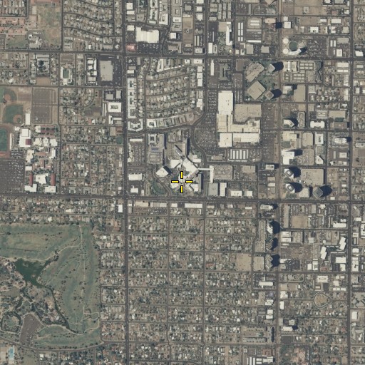 Aerial/Satellite Image of Saint Joseph's Hospital and Medical Center - Center for Women's Health, AZ
