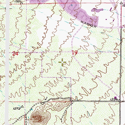 Topographic Map of Mountain Pointe High School, AZ