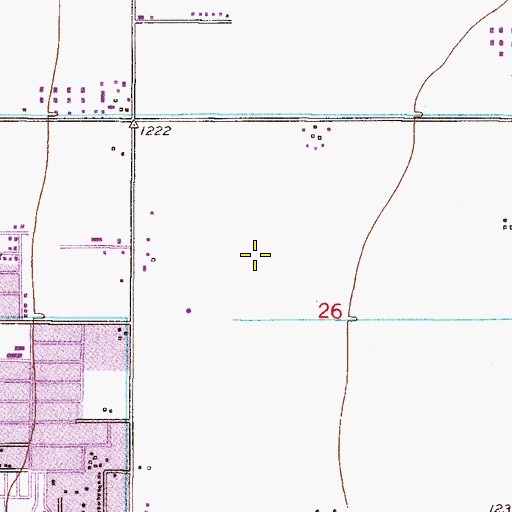 Topographic Map of Sanborn Elementary School, AZ