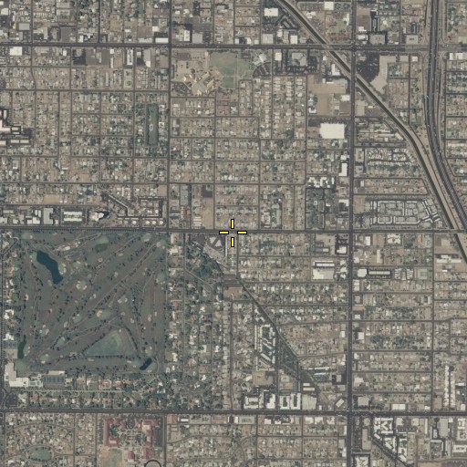 Aerial/Satellite Image of South Ridge High School, AZ