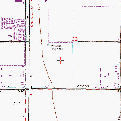Topographic Map of Conley Elementary School, AZ