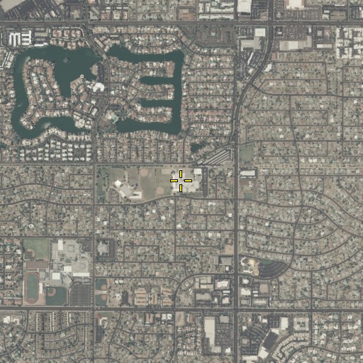 Aerial/Satellite Image of Fees Middle School, AZ