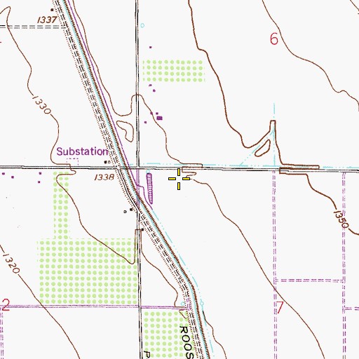 Topographic Map of Gilbert Community Education Center, AZ