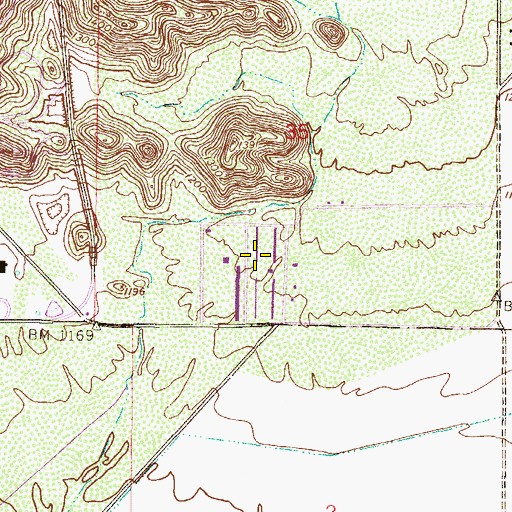 Topographic Map of Kyrene Akimel A - al Middle School, AZ