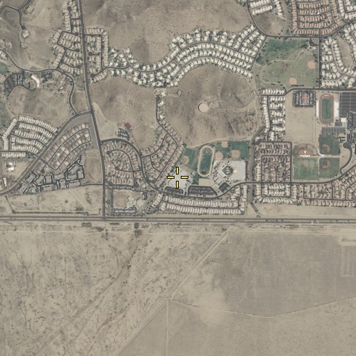 Aerial/Satellite Image of Kyrene de la Estrella Elementary School, AZ