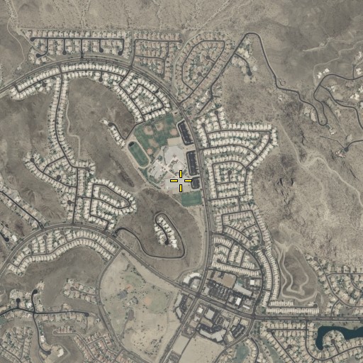Aerial/Satellite Image of Kyrene del los Cerritos Elementary School, AZ