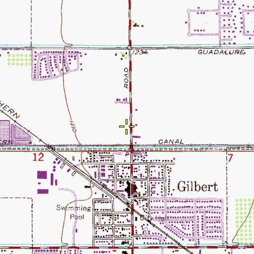 Topographic Map of Lead Charter School, AZ