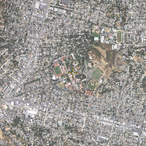 Aerial/Satellite Image of Occidental College, CA