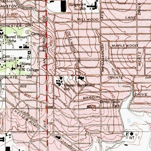 Topographic Map of Doctor Harmon W Kelley Elementary School, TX