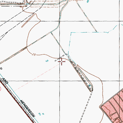 Topographic Map of Bay Knoll, TX