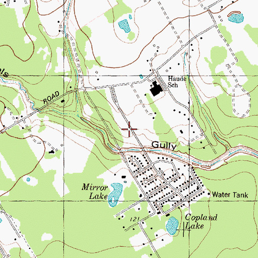 Topographic Map of Candlelight Hills, TX