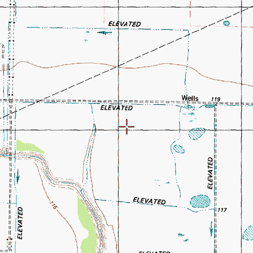 Topographic Map of Winchester Country, TX
