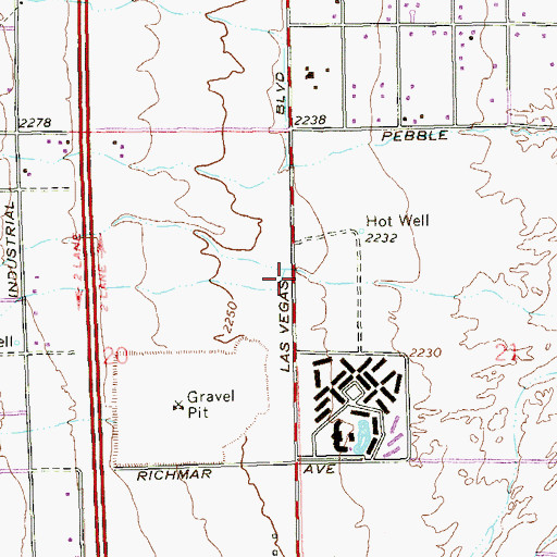 Topographic Map of Thy Word Ministries, NV