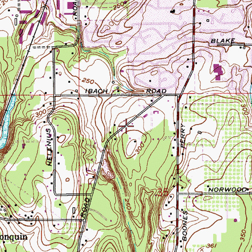 Topographic Map of Seventh Day Adventist Church, OR