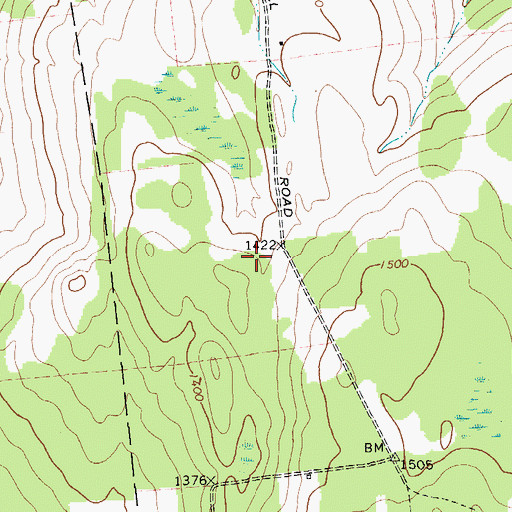 Topographic Map of Coughlin School (historical), NY