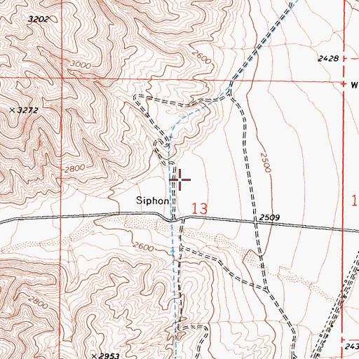 Topographic Map of Pine Tree Canyon, CA
