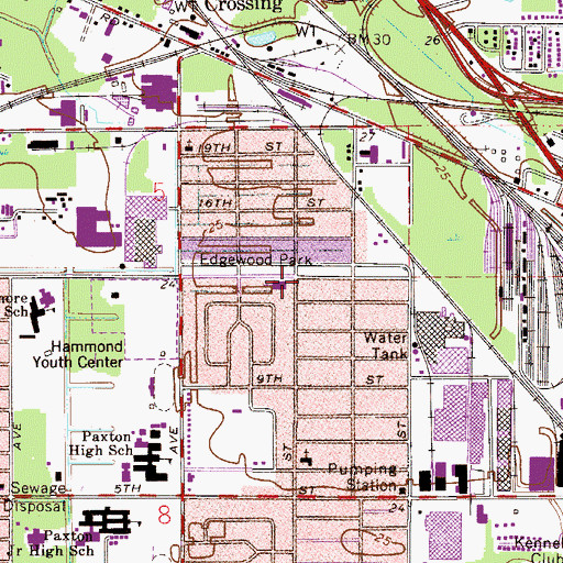 Topographic Map of Providence Christian Fellowship Church, FL