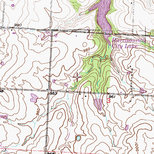 Topographic Map of Country Creek Estates Wastewater Treatment Plant, MO