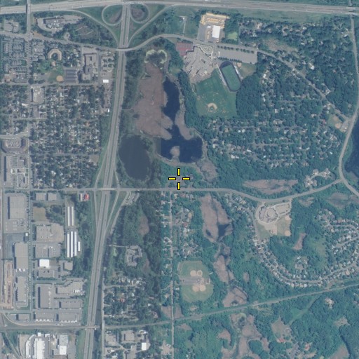 Aerial/Satellite Image of Arden Hills Library, MN