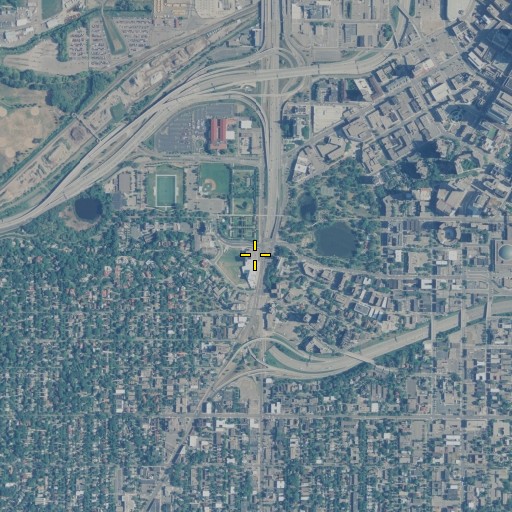 Aerial/Satellite Image of Walker Art Center, MN