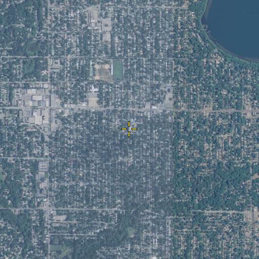 Aerial/Satellite Image of Christ the King Catholic Church, MN