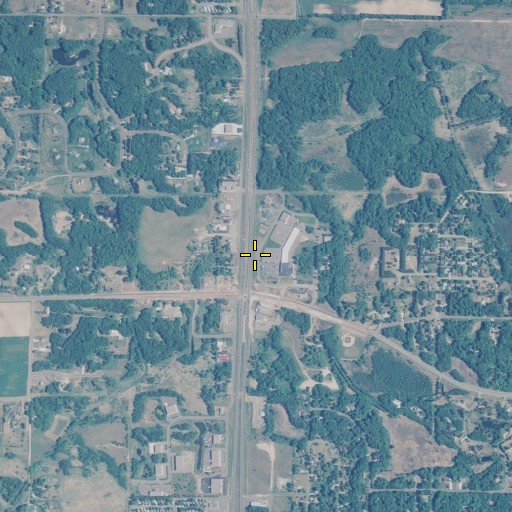 Aerial/Satellite Image of Crosstown Mall Shopping Center, MN