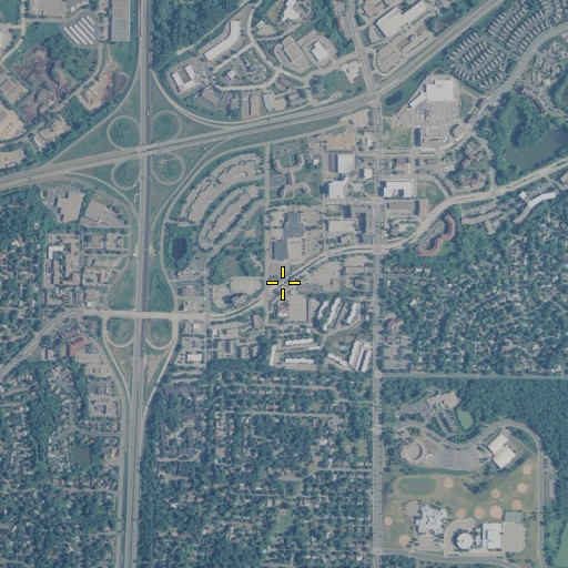 Aerial/Satellite Image of Diamond Head Mall Shopping Center, MN
