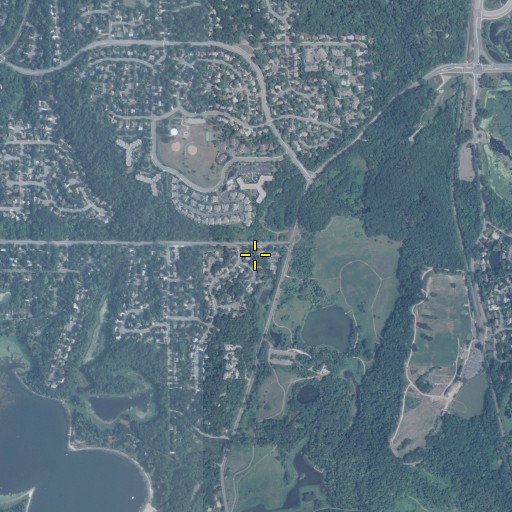 Aerial/Satellite Image of Peace Lutheran Church, MN