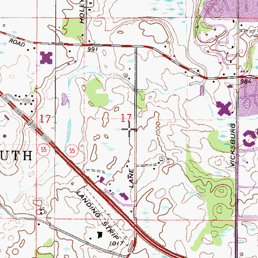 Topographic Map of Plymouth Presbyterian Church, MN