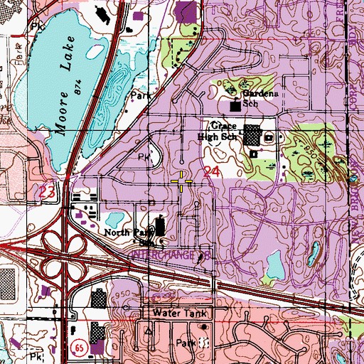Topographic Map of Russian Orthodox Church of the Resurrection of Christ, MN