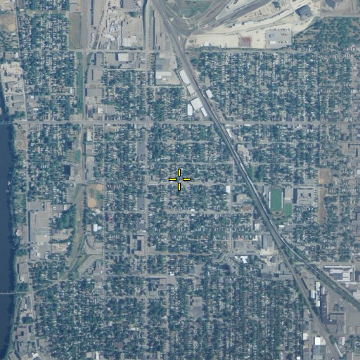 Aerial/Satellite Image of Sacred Heart of Jesus Polish National Catholic Church, MN