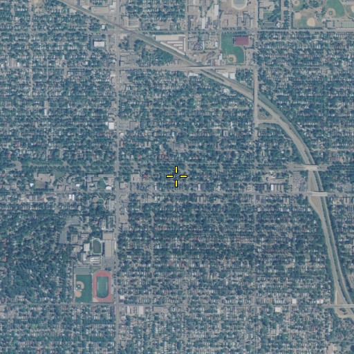 Aerial/Satellite Image of Saint Pauls Church on the Hill, MN