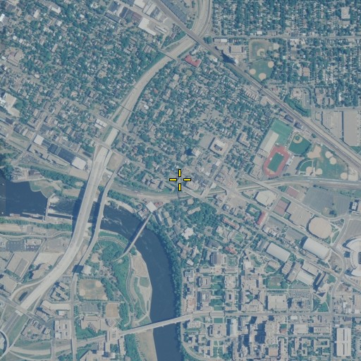 Aerial/Satellite Image of The Church of Jesus Christ of Latter Day Saints, MN