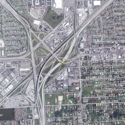 Aerial/Satellite Image of Interchange 12B, FL
