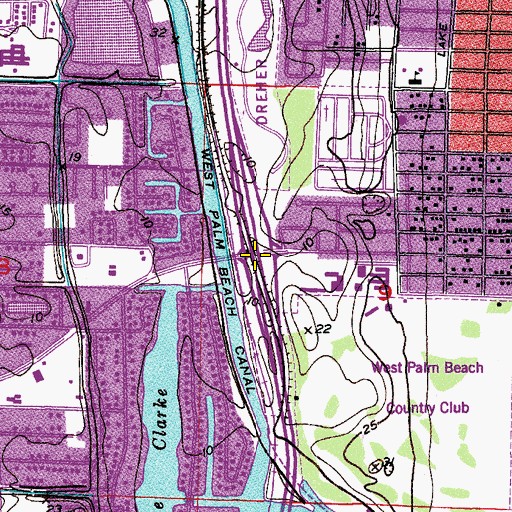 Topographic Map of Interchange 66, FL