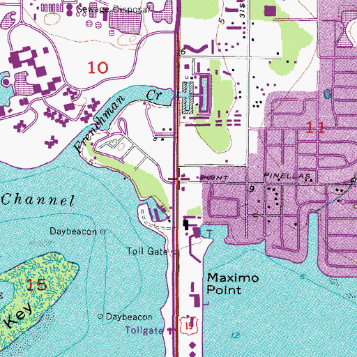 Topographic Map of Interchange 16, FL