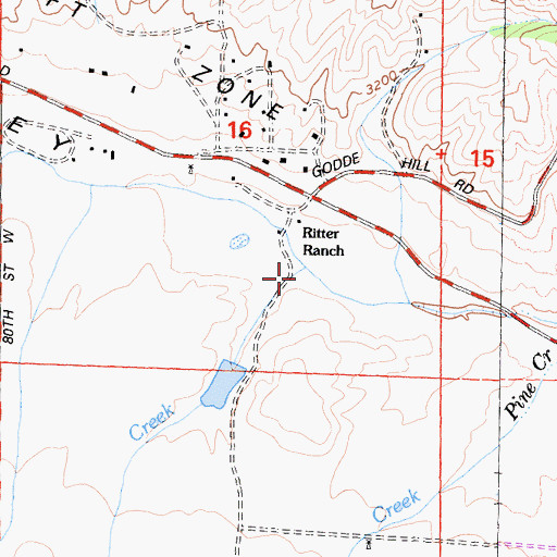 Topographic Map of Rogers Creek, CA