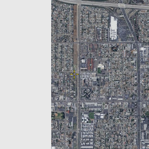 Aerial/Satellite Image of Rosalia Storm Drain, CA