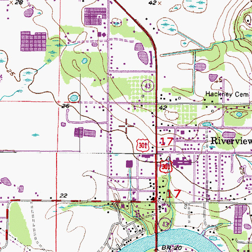 Topographic Map of Quintessa, FL