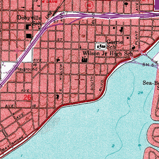 Topographic Map of Morrison Grove, FL
